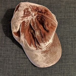 Madwell Blush Pink Velvet Hat